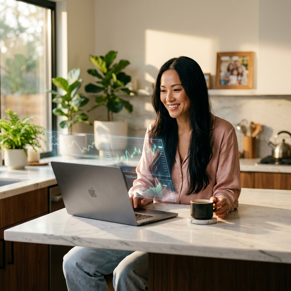 Phụ nữ Việt Nam tự chủ tài chính với AI Trading